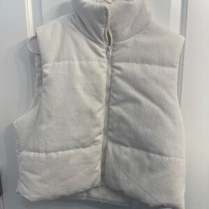 SHEIN White Puffer Vest